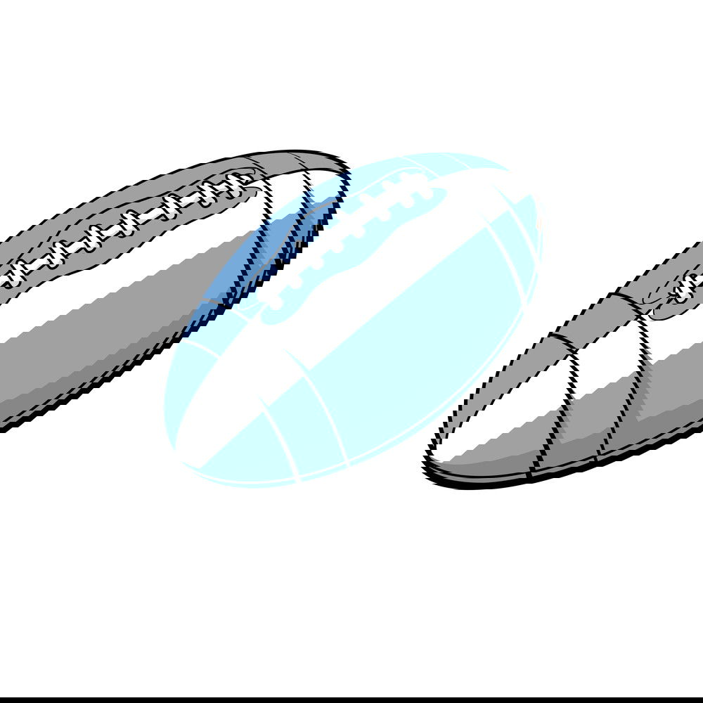 Argentina Rugby Ball Hoody (Sky Blue)